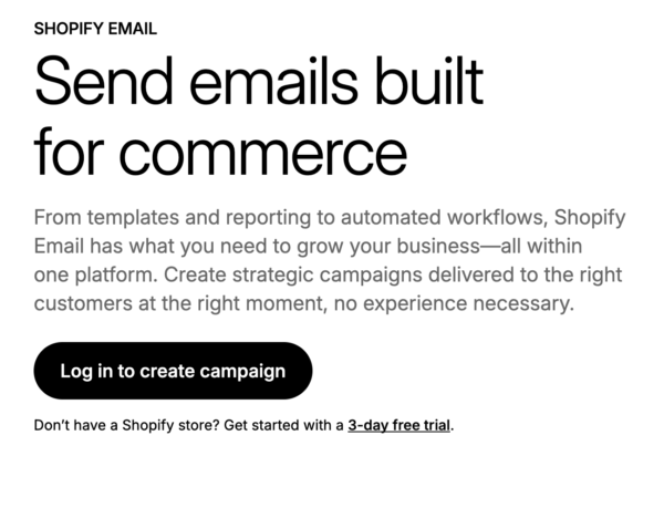 Shopify Email